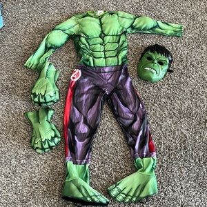 Hulk costume size youth medium with mask